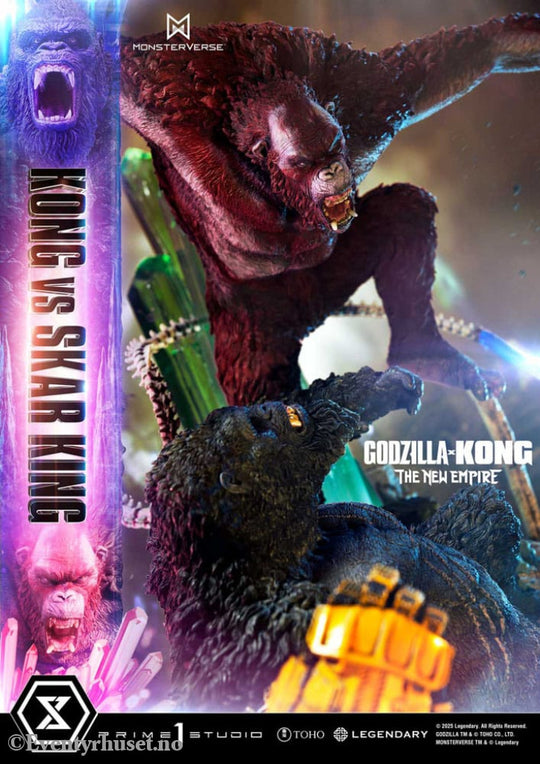 Godzilla x Kong: The New Empire Ultimate Diorama Masterline Series Statue Kong vs Skar King 104 cm Manga & Anime