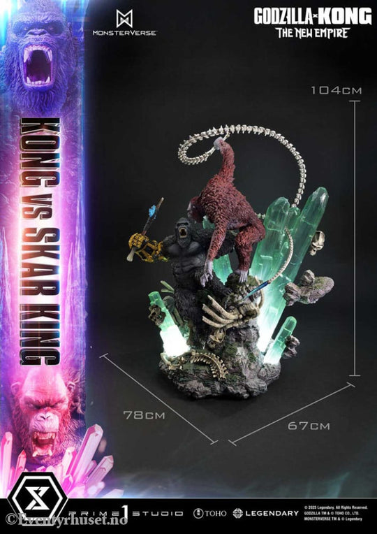 Godzilla x Kong: The New Empire Ultimate Diorama Masterline Series Statue Kong vs Skar King 104 cm Manga & Anime