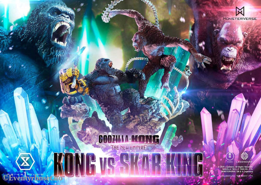 Godzilla x Kong: The New Empire Ultimate Diorama Masterline Series Statue Kong vs Skar King 104 cm Manga & Anime
