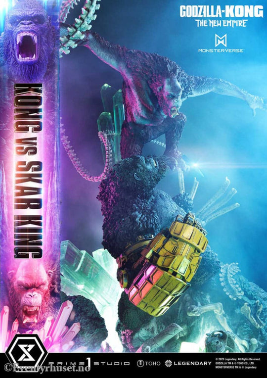 Godzilla x Kong: The New Empire Ultimate Diorama Masterline Series Statue Kong vs Skar King 104 cm Manga & Anime
