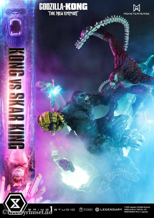 Godzilla x Kong: The New Empire Ultimate Diorama Masterline Series Statue Kong vs Skar King 104 cm Manga & Anime
