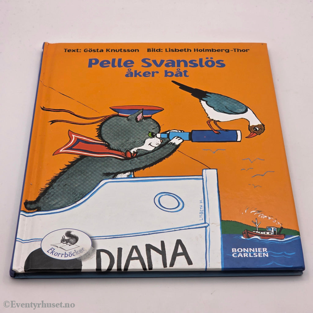 Gösta Knutsson, 2010, Pelle Svanslös åker båt. Bok.