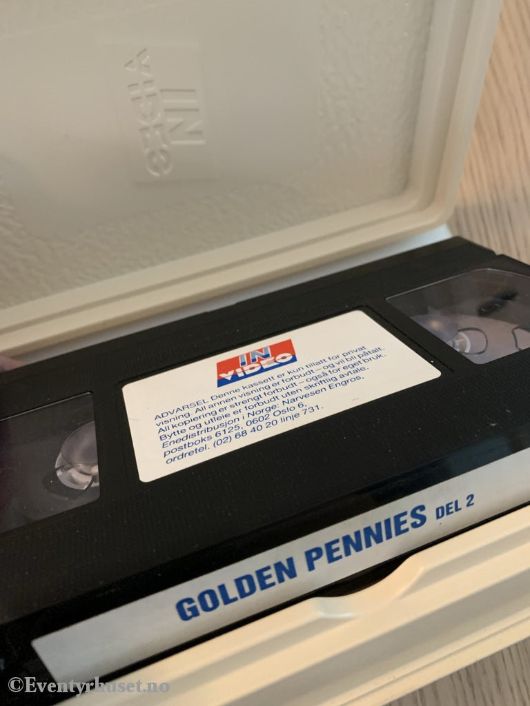 Golden Pennies. Del 1 & 2. 1984. Vhs Big Box (Som Ny!).