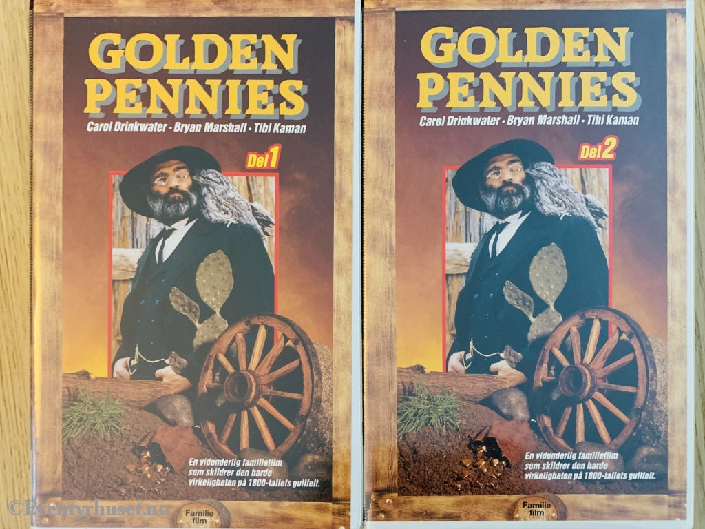 Golden Pennies. Del 1 & 2. 1984. Vhs Big Box (Som Ny!).