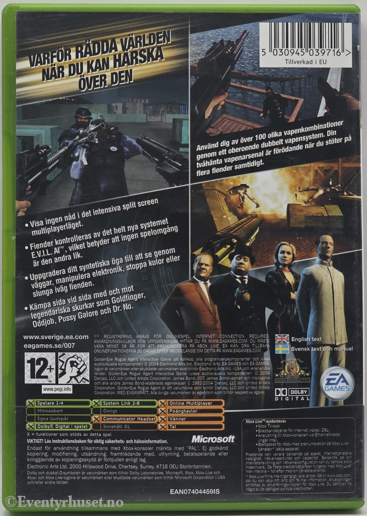 GoldenEye: Rogue Agent . Xbox.