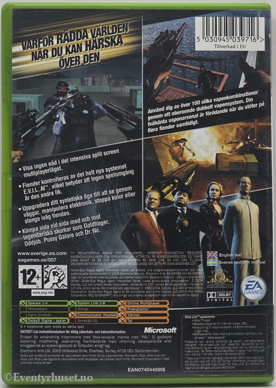 GoldenEye: Rogue Agent . Xbox.