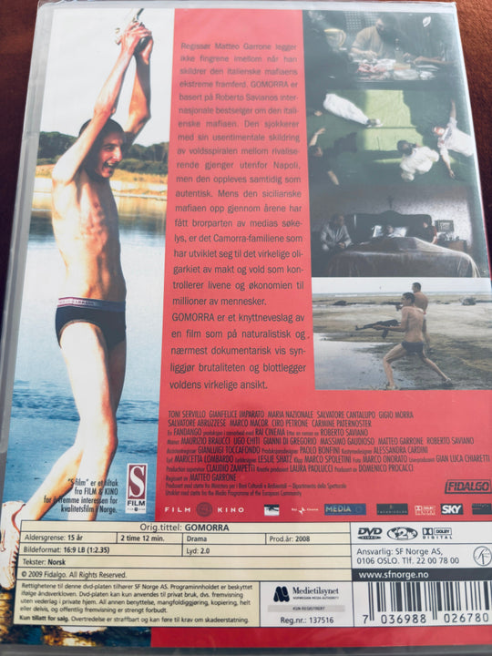 Gomorra. DVD. Ny i plast! DVD