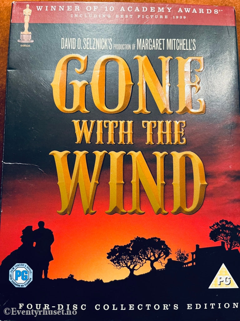 Gone With The Wind (Tatt Av Vinden). 1939. Dvd Samleboks.