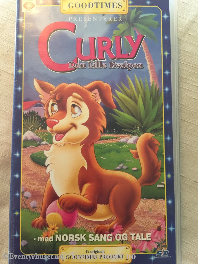 Curly - Den Lille Hvalpen (Goodtimes Presenterer). 1995. Vhs. Vhs