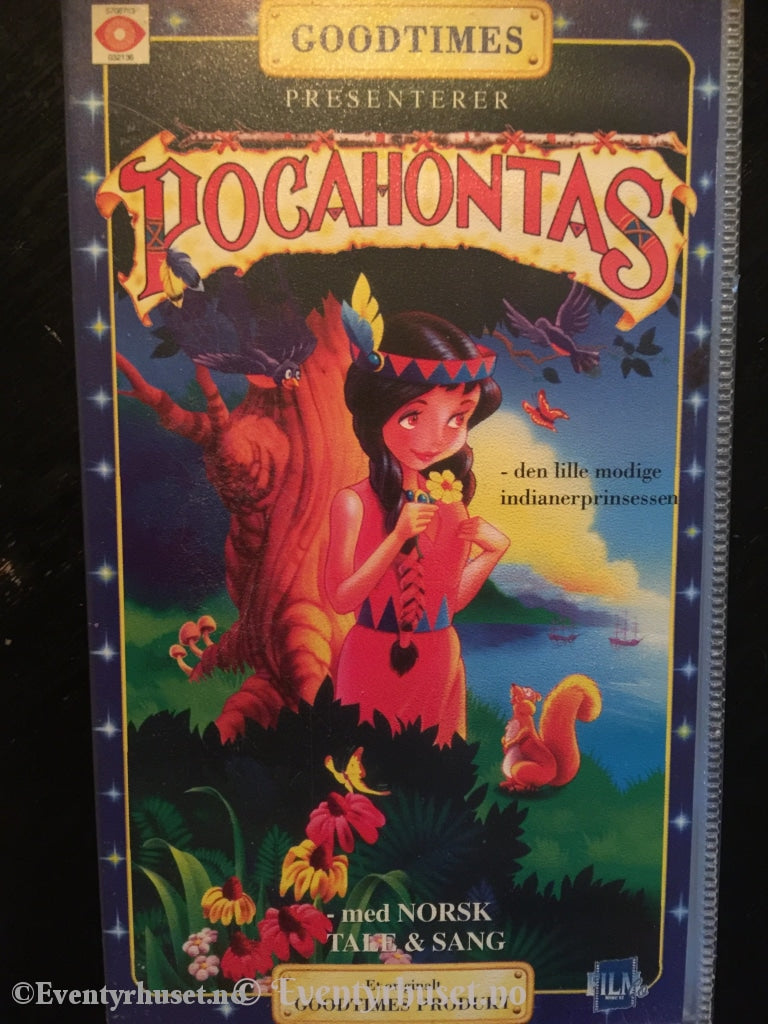 Pocahontas (Goodtimes Presenterer). 1994. Vhs. Vhs