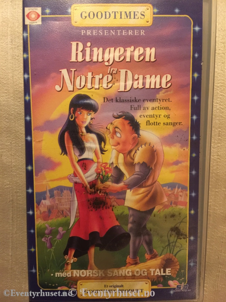 Ringeren Fra Notre Dame (Goodtimes Presenterer). 1995. Vhs. Vhs
