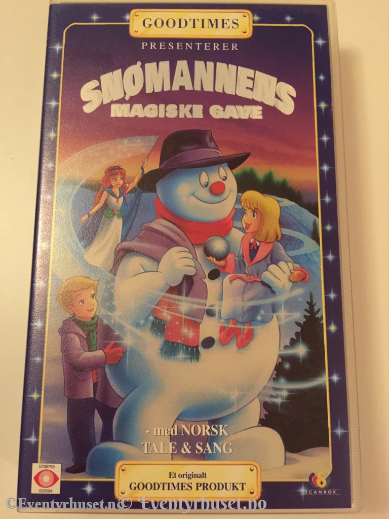 Snømannens Magiske Gave (Goodtimes Presenterer). 1994. Vhs. Vhs