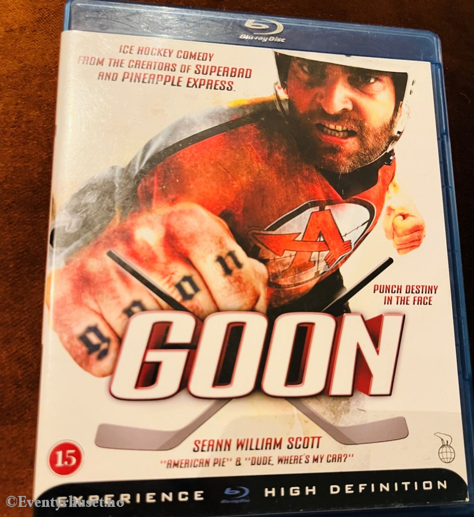 Goon. Blu Ray Leiefilm. Blu-Ray Disc