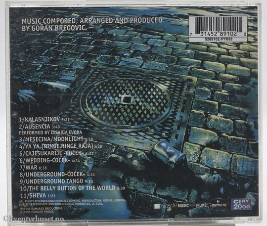 Goran Bregović. 1995. Music Inspired And Taken From Underground. CD.