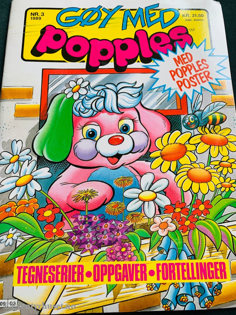 Gøy Med Popples. 1989/03. Tegneserieblad