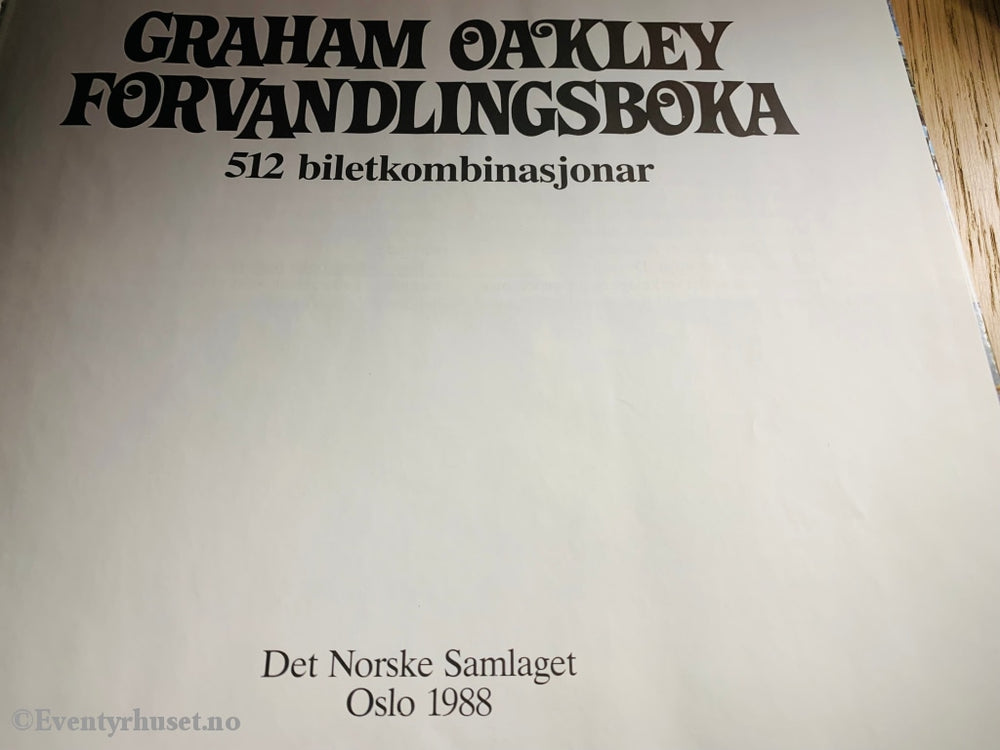 Graham Oakley. 1988. Forvandlingsboka. Fortelling