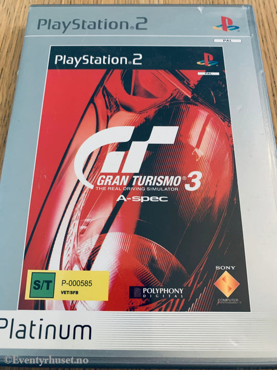 Gran Turismo 3 (Platinium). Ps2. Ps2