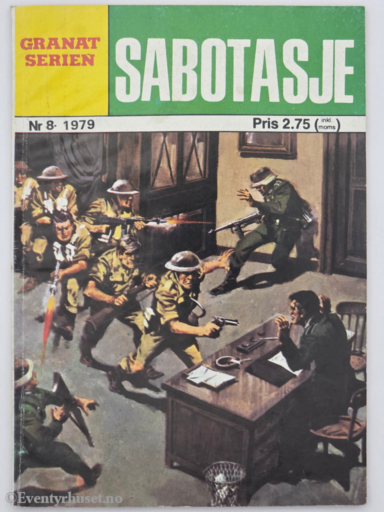 Granat Serien. 1979. Nr. 8 – Sabotasje. Hefte.