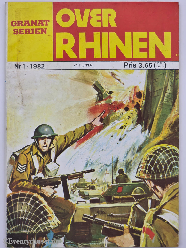 Granat Serien. 1982. Nr. 1 – Over Rhinen. Hefte.