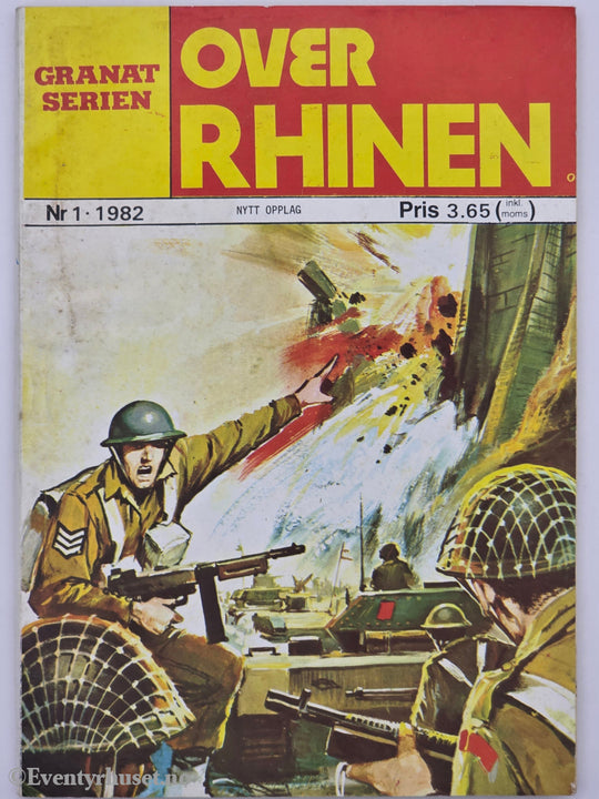 Granat Serien. 1982. Nr. 1 – Over Rhinen. Hefte.