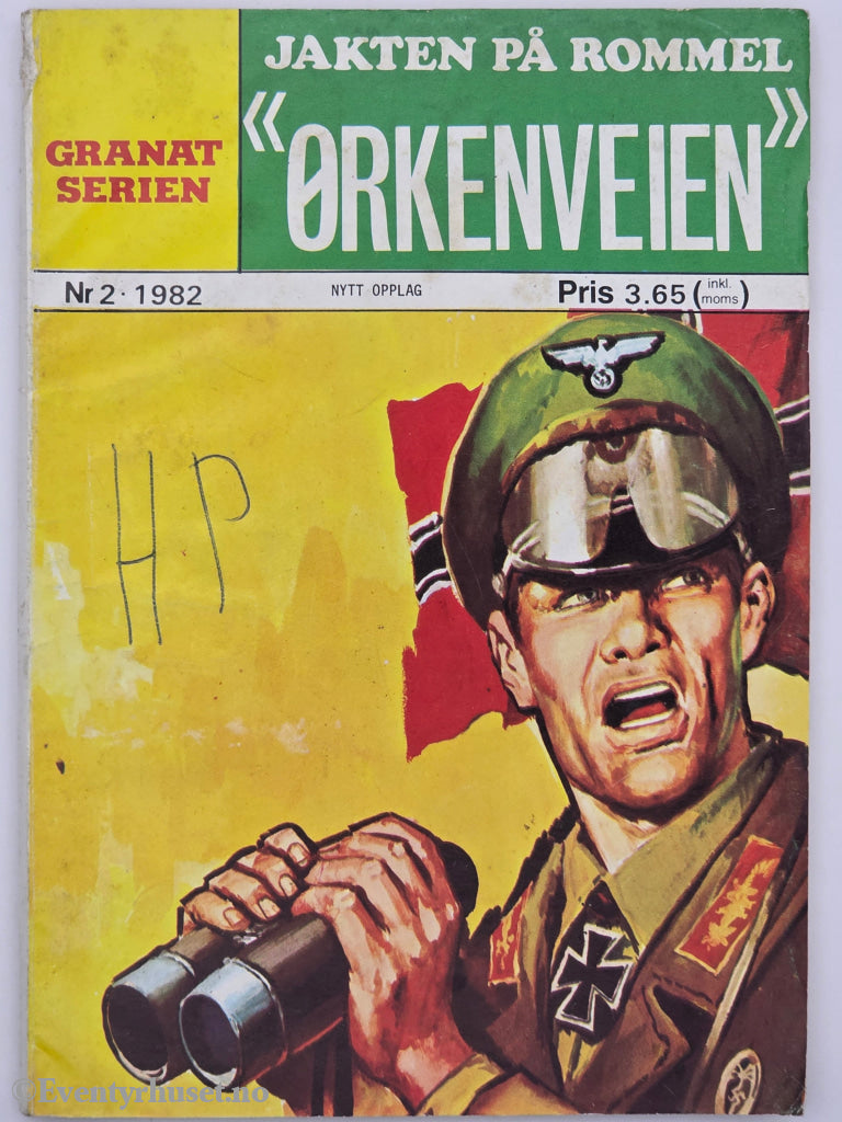 Granat Serien. 1982. Nr. 2 – Jakten på Rommel – Ørkenveien. Hefte.