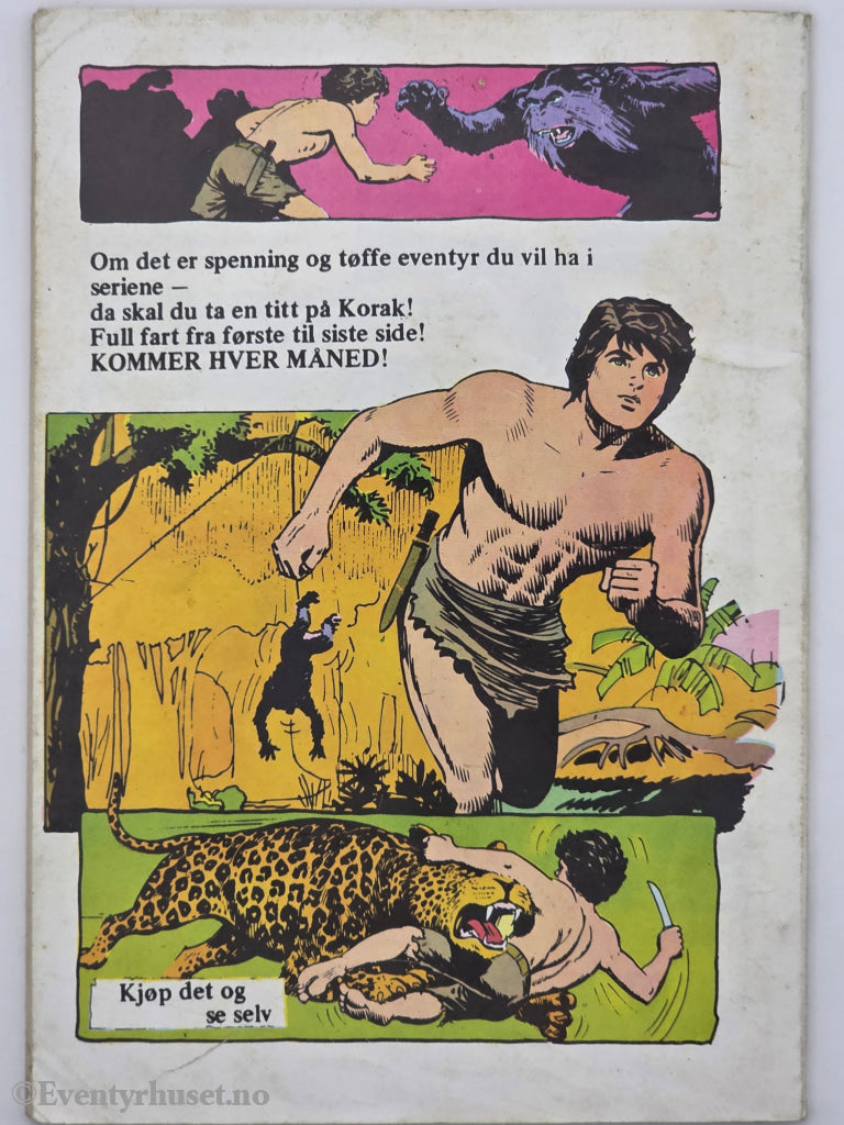 Granat Serien. 1982. Nr. 8 – Toget må stanses. Hefte.