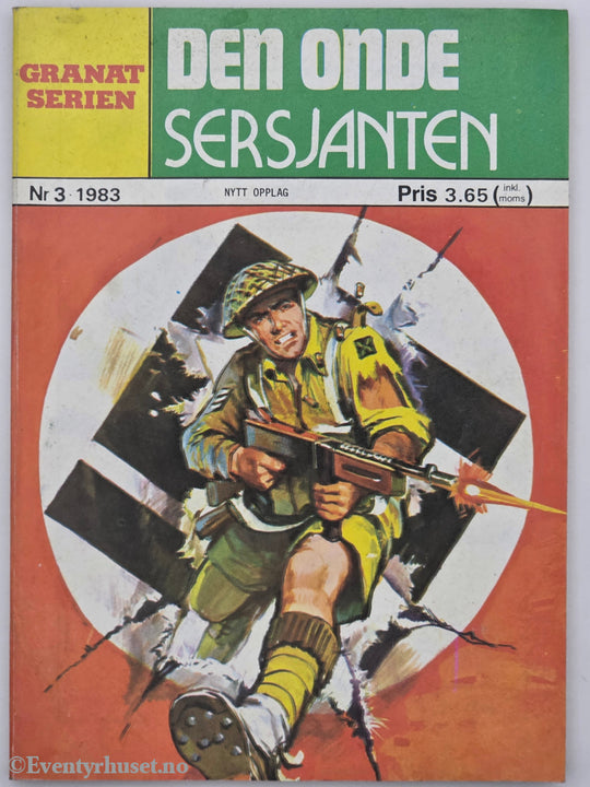 Granat Serien. 1983. Nr. 3 – Den onde sersjanten. Hefte.