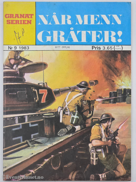 Granat Serien. 1983. Nr. 9 – Når menn gråter! Hefte.