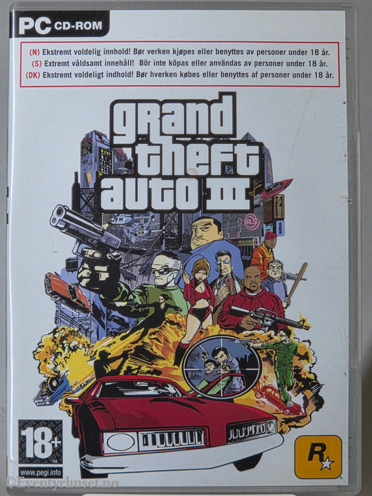 Grand Theft Auto III. 2001. PC-spill.