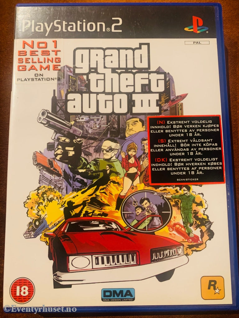 Grand Theft Auto Iii. Ps2. Ps2