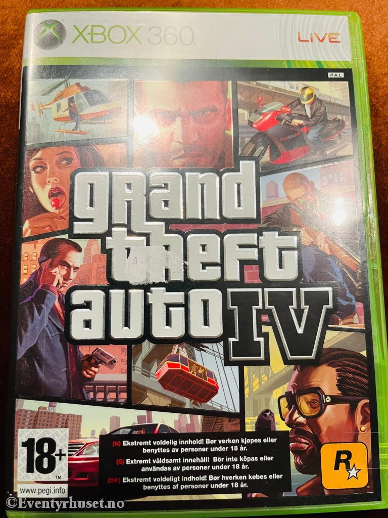Grand Theft Auto Iv. Xbox 360.