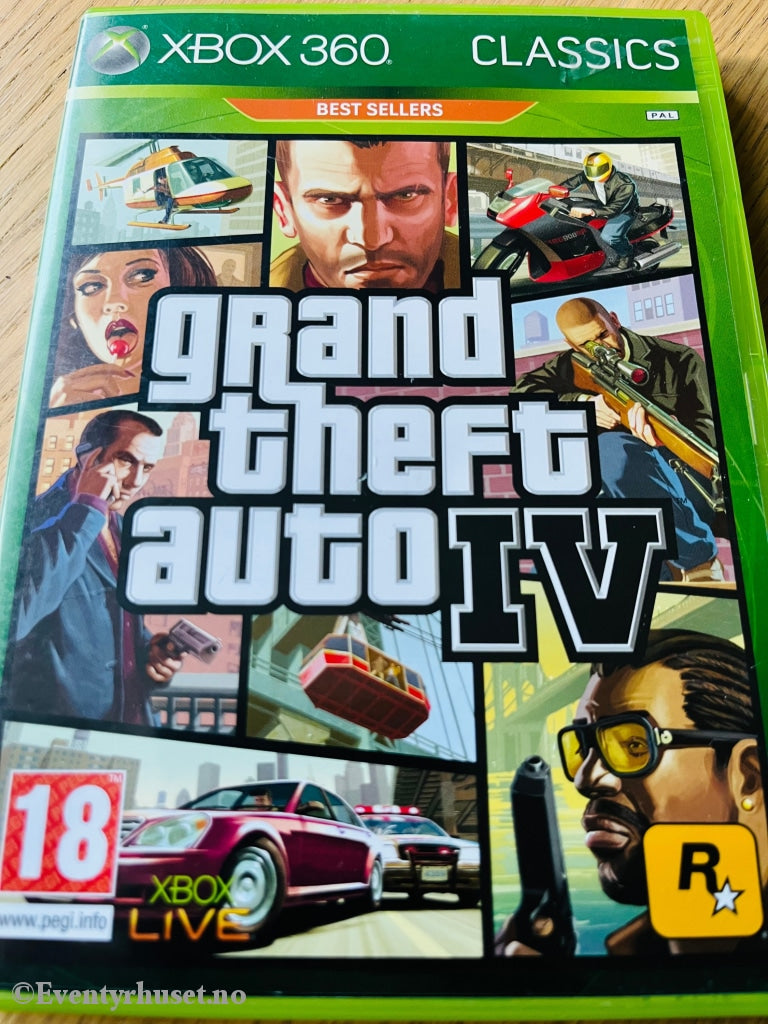 Grand Theft Auto Iv. Xbox 360.