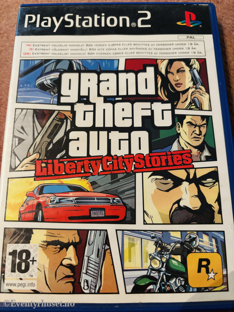 Grand Theft Auto: Liberty City Stories. PS2.