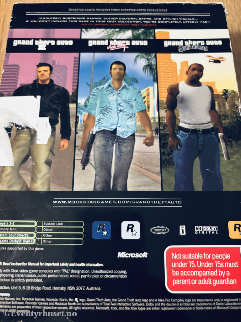 Grand Theft Auto: The Trilogy, 2005. Xbox-360-spill.
