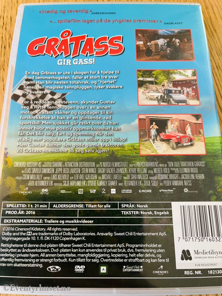 Gråtass Gir Gass! Dvd. Dvd