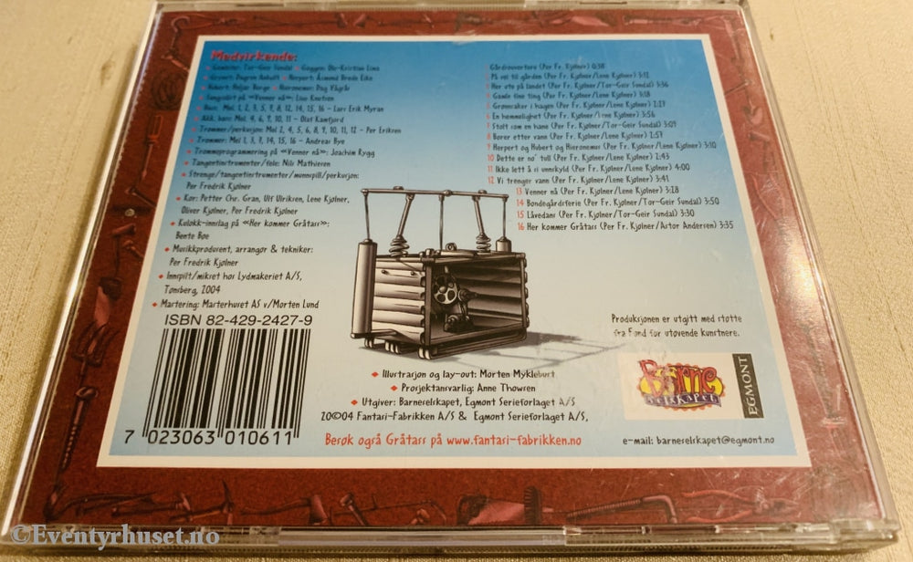 Gråtass. Hemmeligheten På Gården. 2004. Cd. Cd