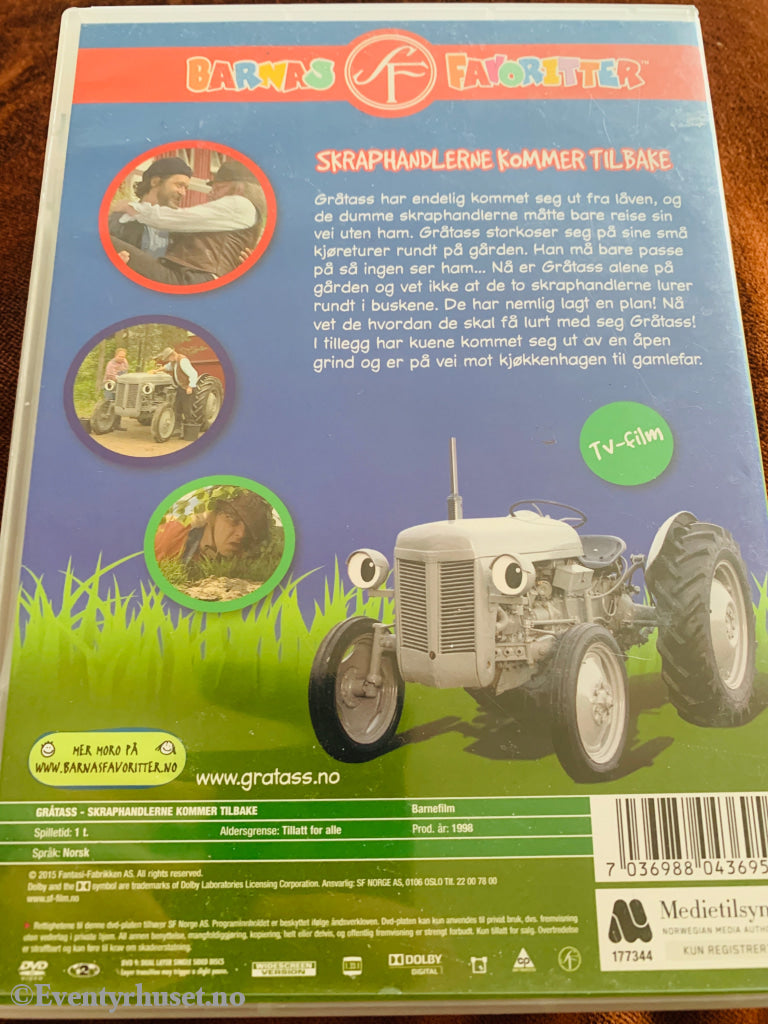 Gråtass - Skraphandlerne kommer tilbake. DVD.