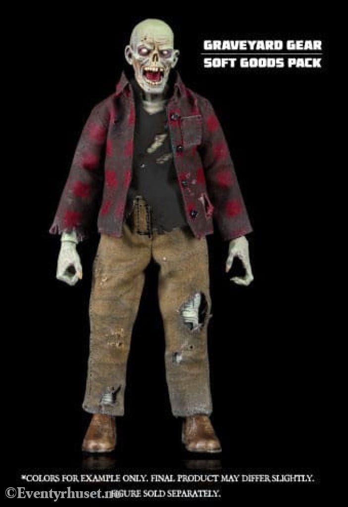 Graveyard Series Action Figure Accessory Worker Zombie Soft Goods Pack Toys
