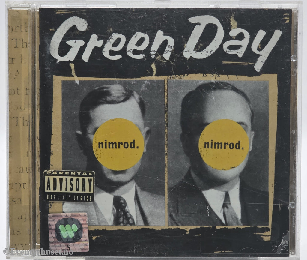 Green Day. 1997. Nimrod. CD.