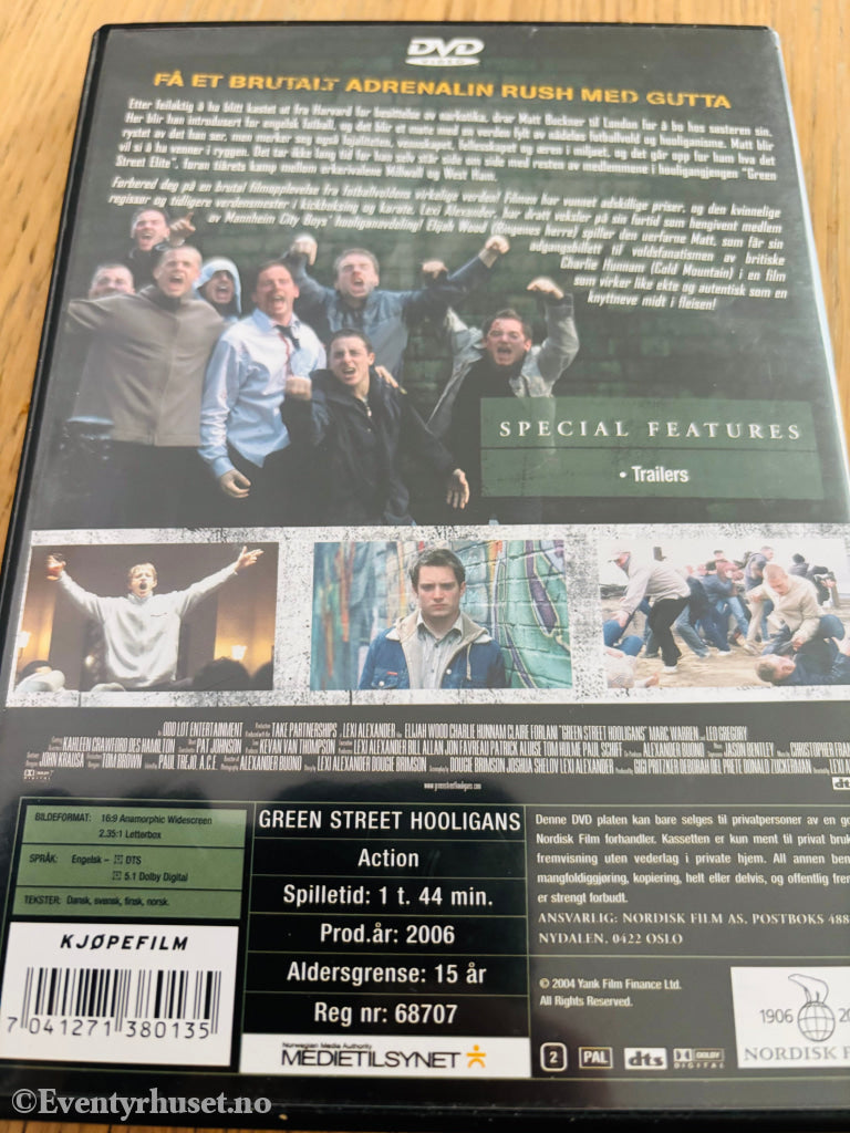 Green Street Hooligans. DVD.