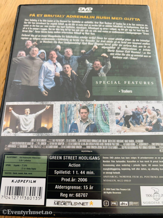 Green Street Hooligans. DVD.