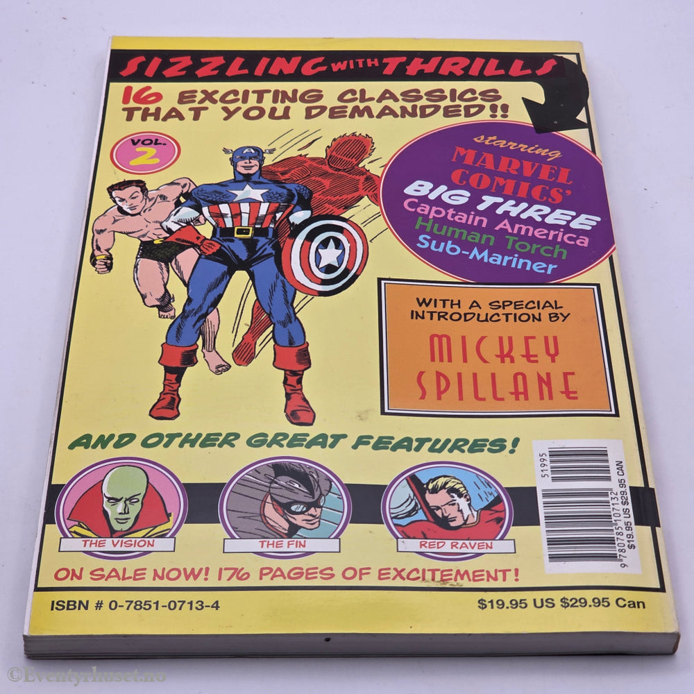 Greg Theakston, 1992. The Golden Age of Marvel Comics Vol 2. Bok.