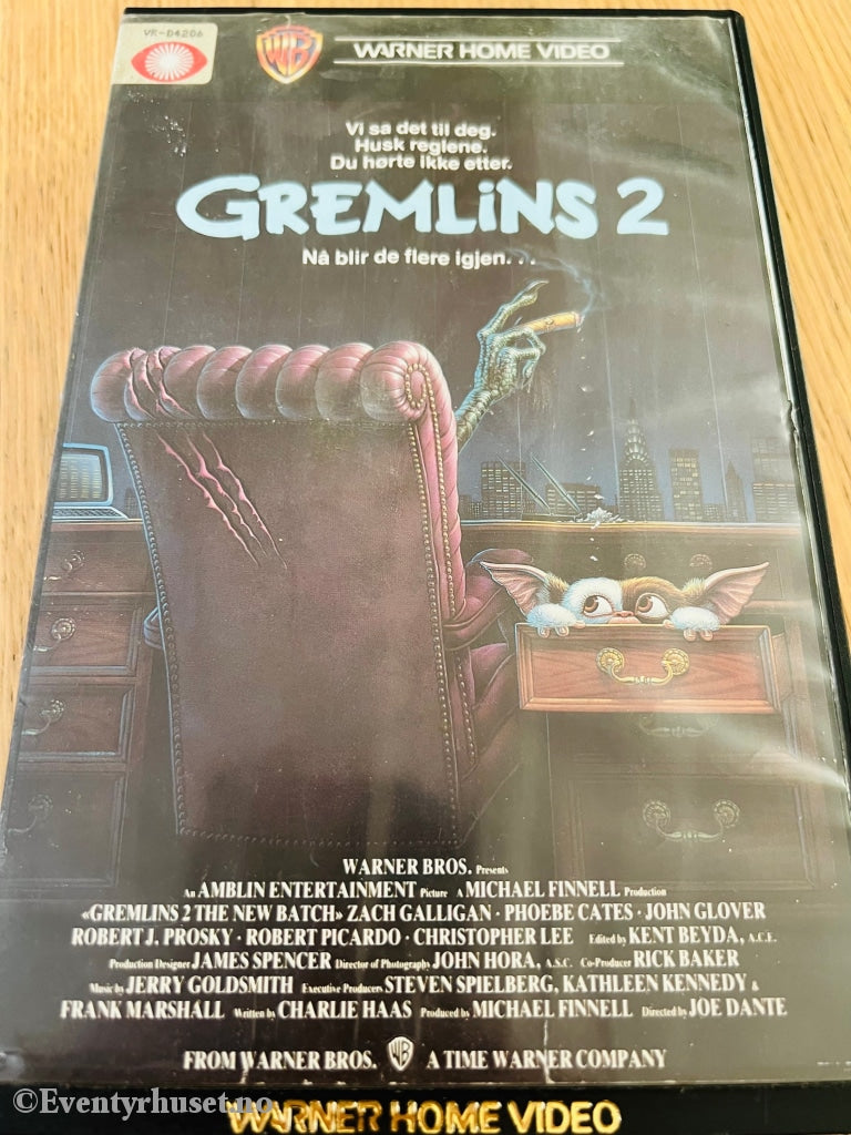 Gremlins 2. 1990. Vhs Big Box.