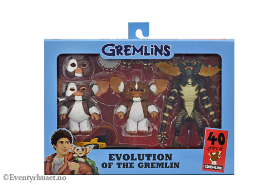 Gremlins Action Figures Evolution of a Gremlin 40th Anniversary Box Set 18 cm. Mint In Sealed Box (MISB)! Actionfigur