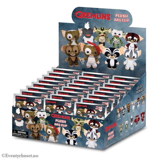 Gremlins Plush Bag Clips Display (24) Fashion & Accessories