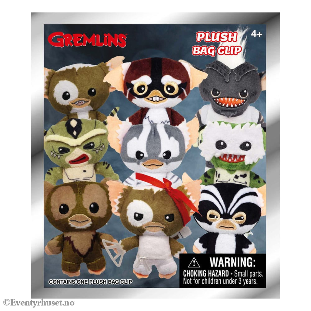 Gremlins Plush Bag Clips Display (24) Fashion & Accessories