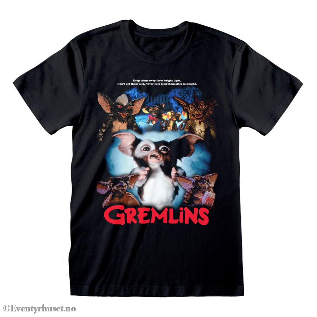 Gremlins T-Shirt Retro Poster Style Size L Fashion & Accessories