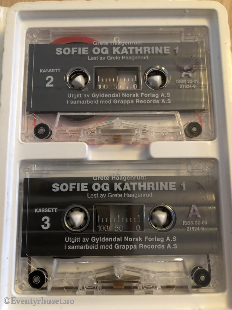 Grete Haagenrud. 1993. Sofie Og Kathrine. Kassettbok På 3 Kassetter.