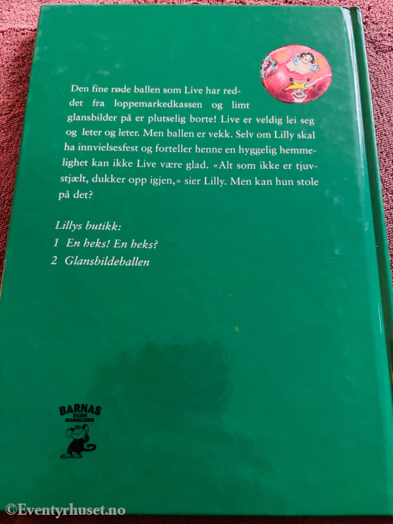 Grete Randsborg Jenseg & Tania Kjeldset – Lillys butikk: Glansbildeballen. Bok.