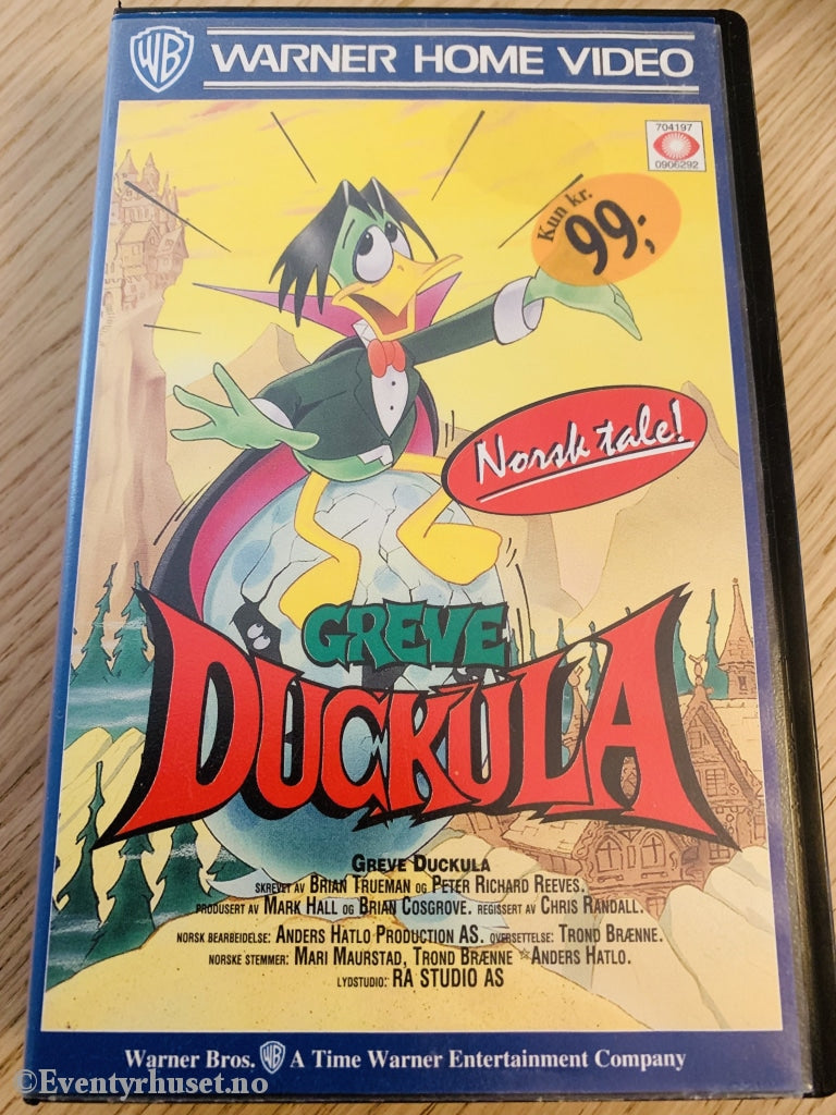 Greve Duckula. 1993. Vhs. Vhs